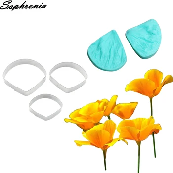 Poppy Petal Veiner Silicone Mold Fondant Mould Cake Decorating Tools Chocolate Gumpaste, Sugarcraft,Chocolate Mold CS232
Poppy Petal Veiner Silicone Mold Fondant Mould Cake Decorating Tools Chocolate Gumpaste, Sugarcraft,Chocolate Mold CS232