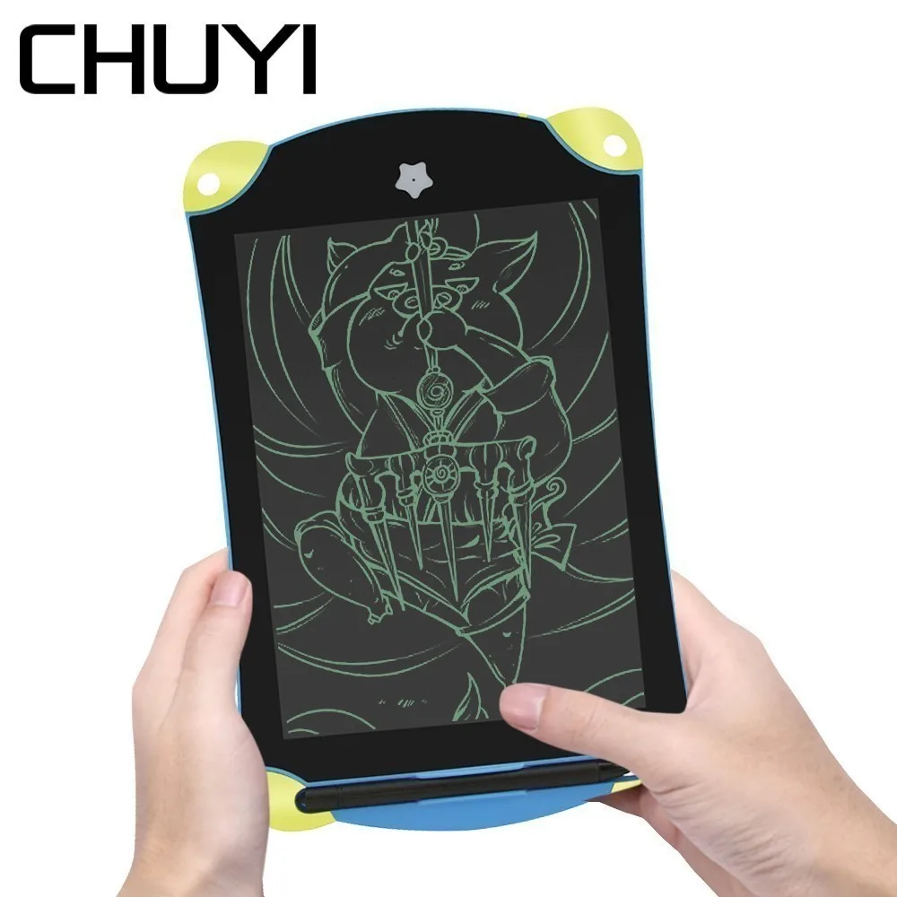 CHUYI 8.5 Inch LCD Writing Tablet Digital Handwriting Pads Electronic Graphic Tablet Cute Cartoon Drawing Board For Kids Gift
CHUYI 8.5 Inch LCD Writing Tablet Digital Handwriting Pads Electronic Graphic Tablet Cute Cartoon Drawing Board For Kids Gift