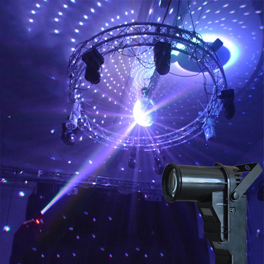 DMX 5W LED Beam Pinspot DJ Light Spotlight Super Bright Lamp Mirror Ball DJ Disco Effect Stage Lighting with AC90-240V
DMX 5W LED Beam Pinspot DJ Light Spotlight Super Bright Lamp Mirror Ball DJ Disco Effect Stage Lighting with AC90-240V