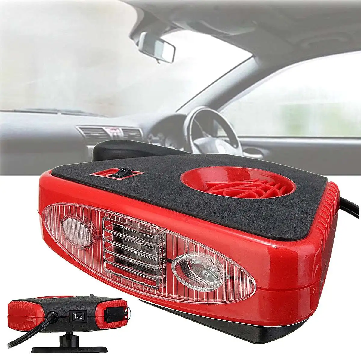 200W Portable Electric Car Heater Fan Defroster 12V Auto Vehicle Heating Hot Fan Window Windshield Demister DEFROSTER
200W Portable Electric Car Heater Fan Defroster 12V Auto Vehicle Heating Hot Fan Window Windshield Demister DEFROSTER