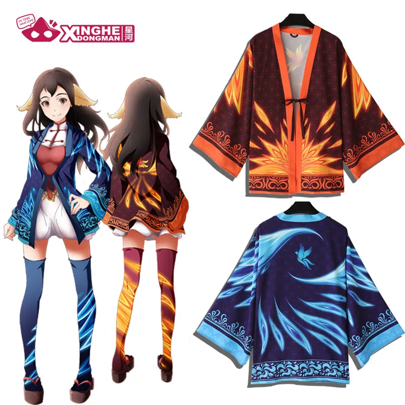 Milky Way Anime Chinese Style Phoenix Lovers'Haori Traditionnel Kimono Harajuku Yukata Haori For Boyfriend Girlfriend
Milky Way Anime Chinese Style Phoenix Lovers'Haori Traditionnel Kimono Harajuku Yukata Haori For Boyfriend Girlfriend