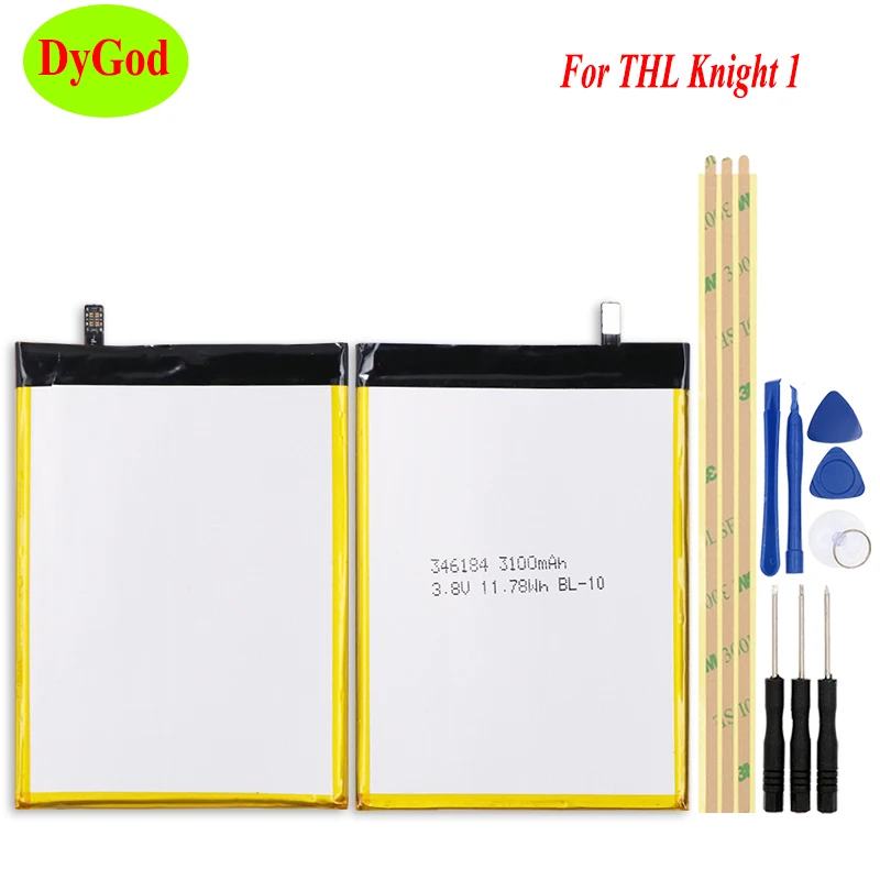 Аккумулятор DyGod 3100 мАч для THL Knight 1 MTK6750T Сменный аккумулятор смартфона с набором