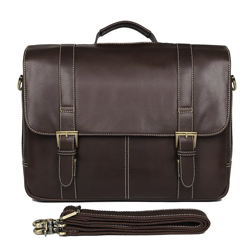 Fashion Men Cowhide Leather Briefcase Large Capacity Laptop Business Messenger Shoulder Bag High Quality Travel Office Handbag
Fashion Men Cowhide Leather Briefcase Large Capacity Laptop Business Messenger Shoulder Bag High Quality Travel Office Handbag