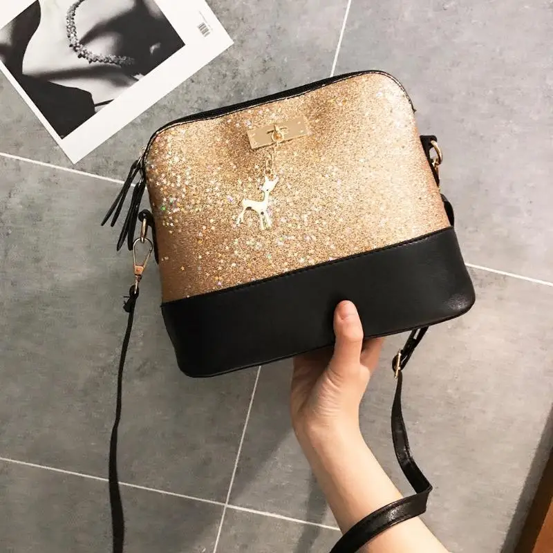 Bag for Women 2018 Shoulder Bag Handbag Sequin Lady PU Leather Casual Crossbody Bag Fashion Party Shopping Messenger Bag Bolsa
Bag for Women 2018 Shoulder Bag Handbag Sequin Lady PU Leather Casual Crossbody Bag Fashion Party Shopping Messenger Bag Bolsa