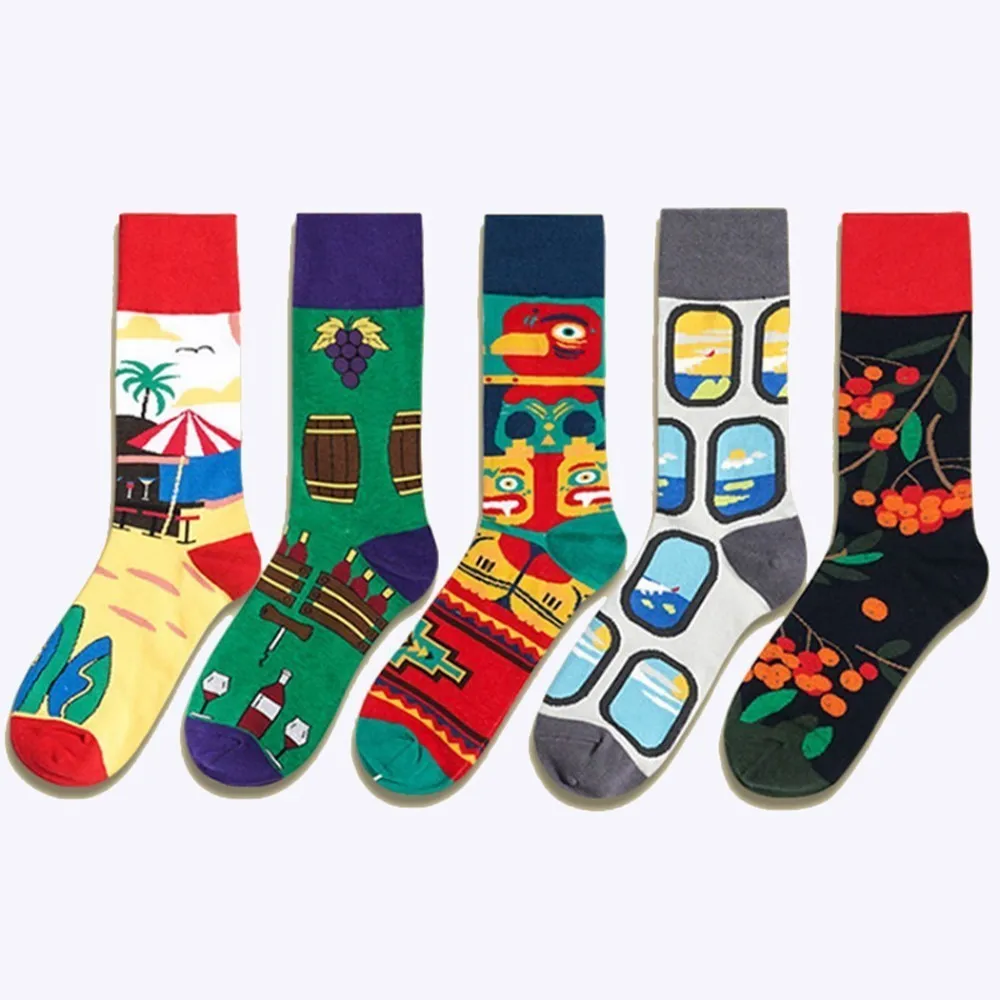PEONFLY Casual Combed Cotton Tend Harajuku Street Hip Hop Happy Socks Socks For Men
PEONFLY Casual Combed Cotton Tend Harajuku Street Hip Hop Happy Socks Socks For Men