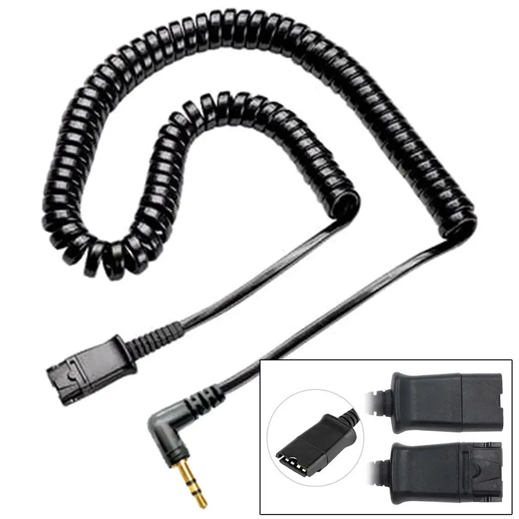 QD 2.5mm Cable for Connection to Plantronics or Same Interface PVC Branded 126dB Dynamic L-bend Headset 30mm
QD 2.5mm Cable for Connection to Plantronics or Same Interface PVC Branded 126dB Dynamic L-bend Headset 30mm
