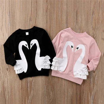 CANIS 2019 New Toddler Kid Baby Girl Cotton Cartoon Long Sleeve Lace T-shirt Top Sweatshirt Pullover duck Goose animal cute
CANIS 2019 New Toddler Kid Baby Girl Cotton Cartoon Long Sleeve Lace T-shirt Top Sweatshirt Pullover duck Goose animal cute
