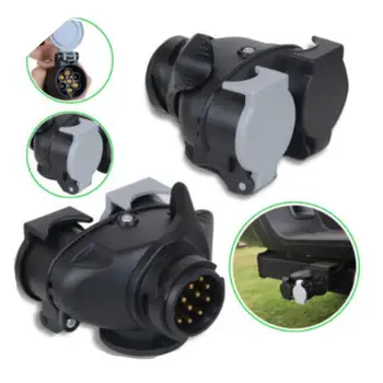 1pc 7 Pin Trailer Plug Adapter Plastic Tow Bar Electrics Connector Utility Durable For Tow Truck Outdoor Trailer Accessories
1pc 7 Pin Trailer Plug Adapter Plastic Tow Bar Electrics Connector Utility Durable For Tow Truck Outdoor Trailer Accessories