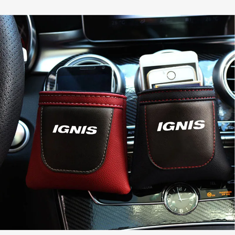 Pu Leather Bag Car Phone Holder For Suzuki Ignis Clip on Air Outlet Car Air Vent Stow Tidy Storage
Pu Leather Bag Car Phone Holder For Suzuki Ignis Clip on Air Outlet Car Air Vent Stow Tidy Storage