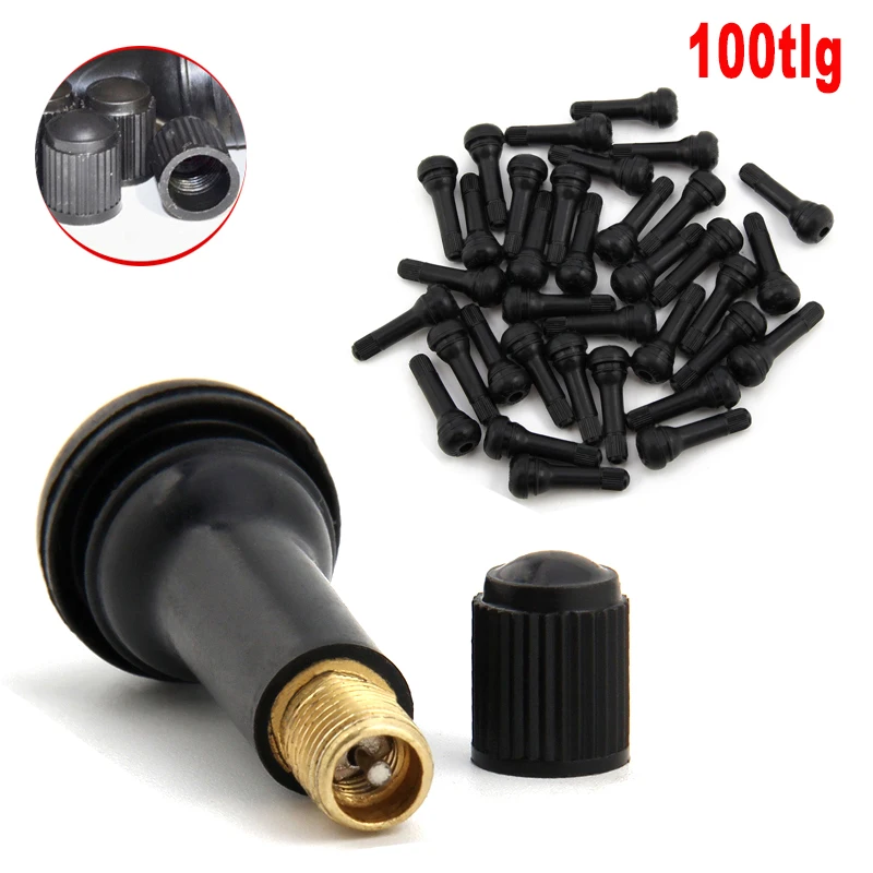 100pcs Black Car Trunk Tubeless Tyre Valve Stem TR414 Rubber Tire Valve Cap Zinc Alloy For Car Accessories
100pcs Black Car Trunk Tubeless Tyre Valve Stem TR414 Rubber Tire Valve Cap Zinc Alloy For Car Accessories