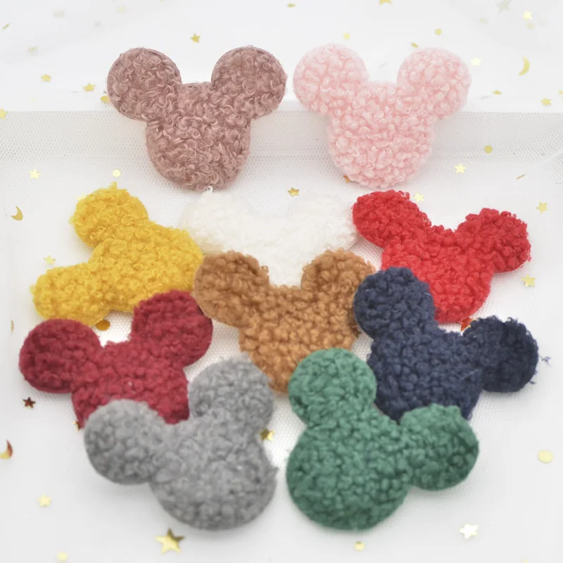 10Pcs 55mm Soft Teddy Plush Pads Patches Mickey Applique for DIY Clothes, Hat, Bag, Woolen Gloves, Socks Sewing Accessories G14
10Pcs 55mm Soft Teddy Plush Pads Patches Mickey Applique for DIY Clothes, Hat, Bag, Woolen Gloves, Socks Sewing Accessories G14