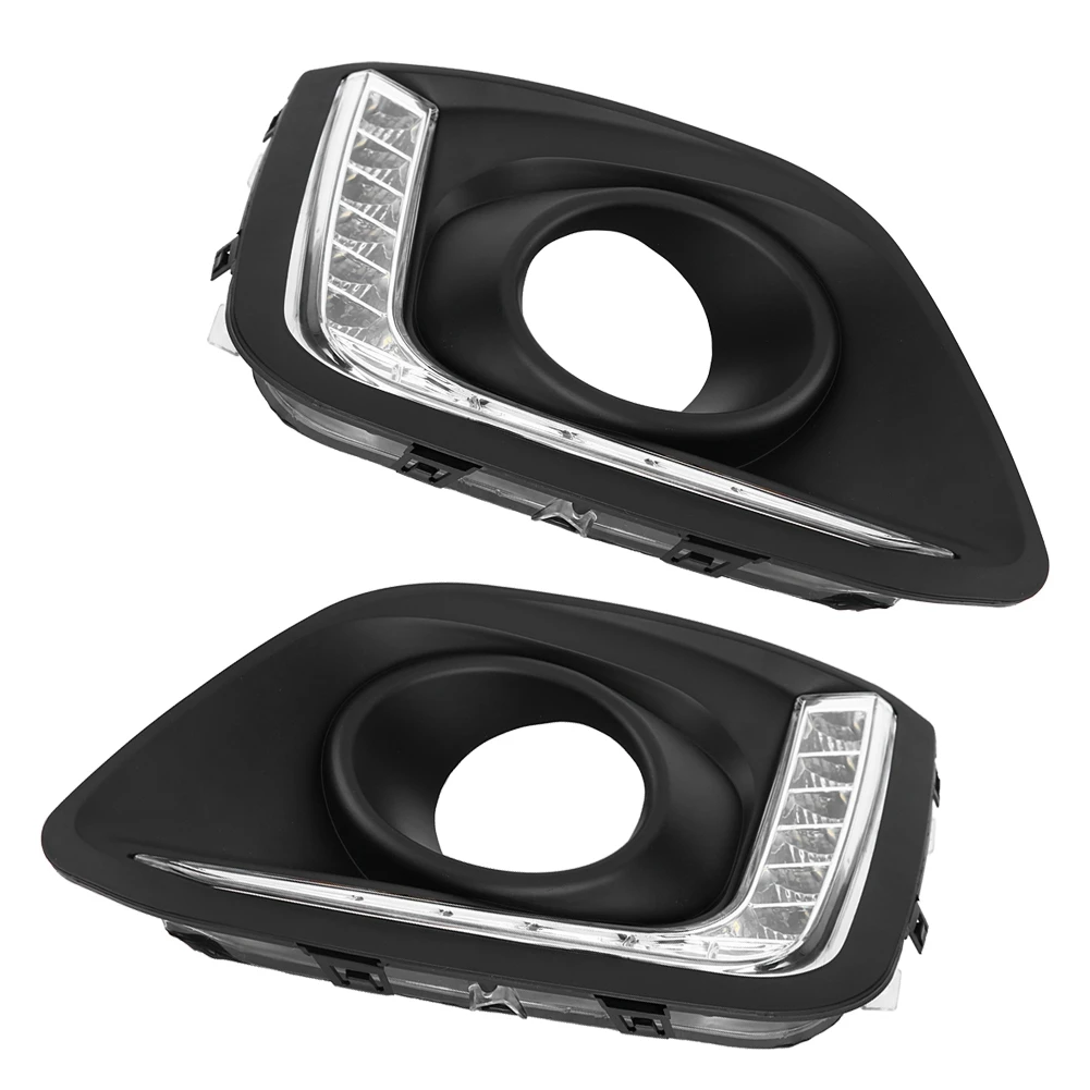 1Pair Car Daytime Running Light DRL LED Daylight Fog Lamp Cover for Suzuki Swift 2014-2016 automobiles New arrives
1Pair Car Daytime Running Light DRL LED Daylight Fog Lamp Cover for Suzuki Swift 2014-2016 automobiles New arrives