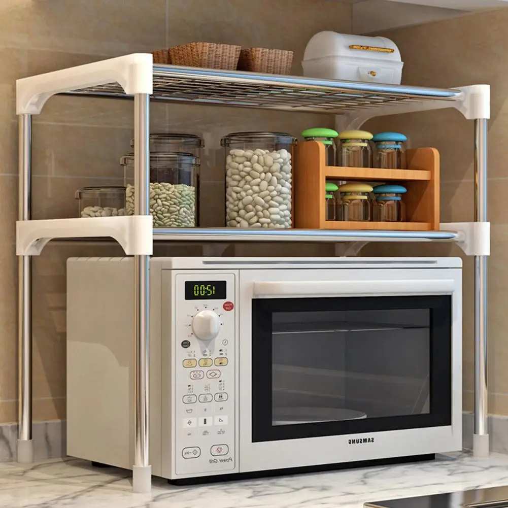 2 Layers Stainless Steel Rack for Bathroom Kitchen Microwave Oven Storage Shelf Metal Desktop Table Book Organizer Shelves
2 Layers Stainless Steel Rack for Bathroom Kitchen Microwave Oven Storage Shelf Metal Desktop Table Book Organizer Shelves