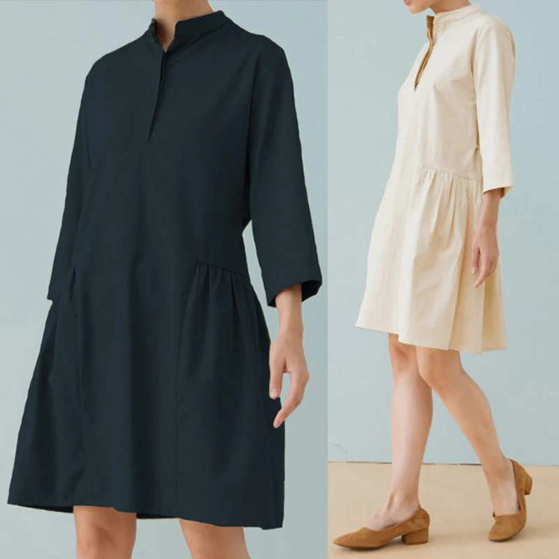 Celmia Oversized Sundress Women Sexy Mini DressButton Pleated Casual Loose Vintage Vestidos Femme 2019 Summer Tunic Shirt Dress
Celmia Oversized Sundress Women Sexy Mini DressButton Pleated Casual Loose Vintage Vestidos Femme 2019 Summer Tunic Shirt Dress
