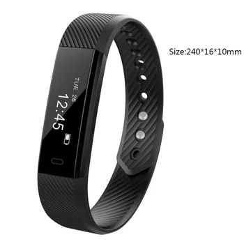 ID115 Smart Bracelet Heart Rate Monitor Fitness Tracker Step Counter Bluetooth Band Alarm Clock Vibration Wristband Compatible 
ID115 Smart Bracelet Heart Rate Monitor Fitness Tracker Step Counter Bluetooth Band Alarm Clock Vibration Wristband Compatible
