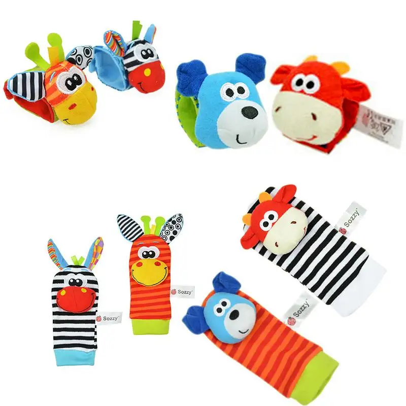 1 Pcs Cute Baby Hand Strap Wrist Bell Foot Sock Rattles Animal Wrist Rattles Cartoon Soft Educational Toys Random Delivery
1 Pcs Cute Baby Hand Strap Wrist Bell Foot Sock Rattles Animal Wrist Rattles Cartoon Soft Educational Toys Random Delivery