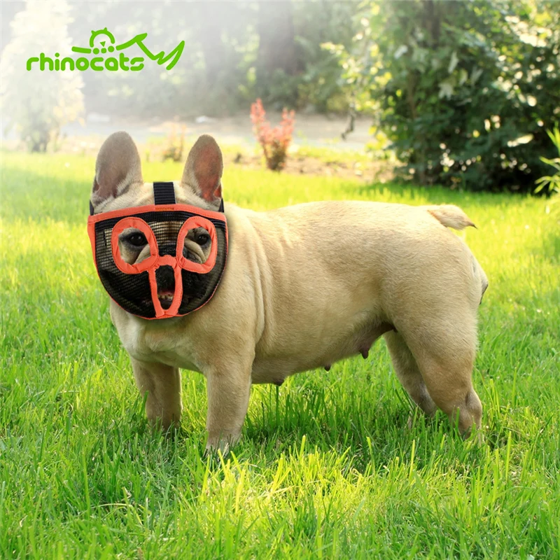 

Muzzle For Dog Pet Breathable Mesh Dog Mouth Mask Anti Biting Muzzle for Small Medium Short Snout Dog Pitbull Chihuahua Bulldog