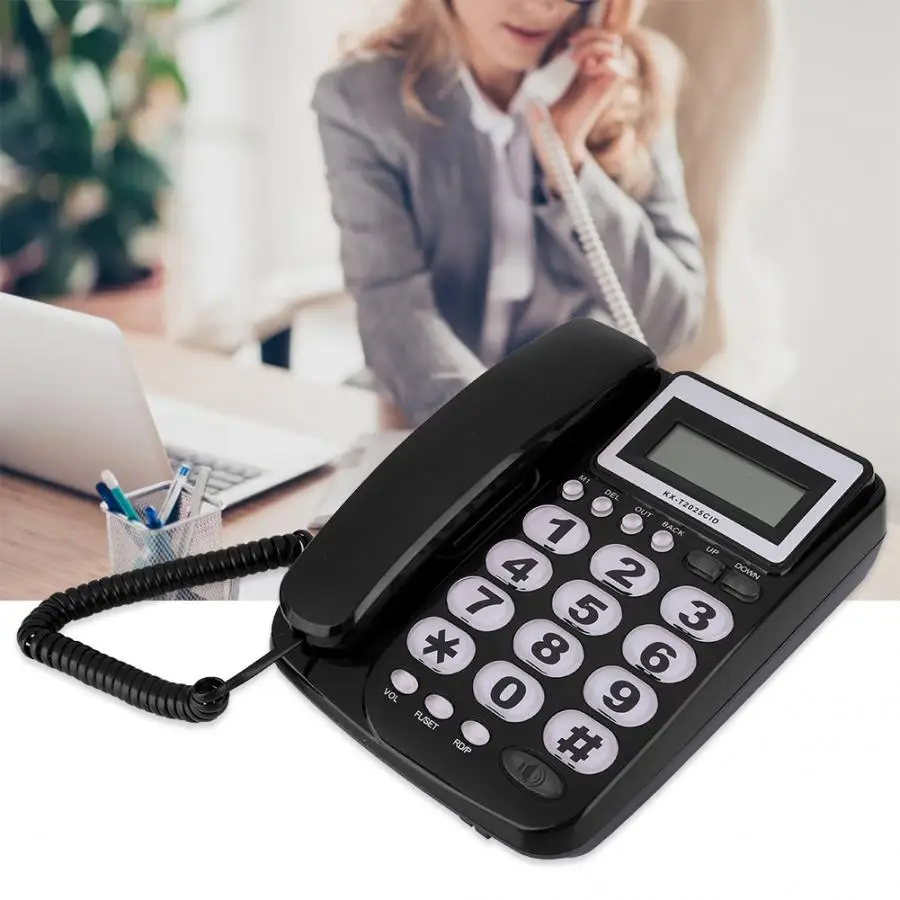 Conference Phone Desktop Corded Landline Telephone with Caller ID Display Speakerphone for Home Office
Conference Phone Desktop Corded Landline Telephone with Caller ID Display Speakerphone for Home Office