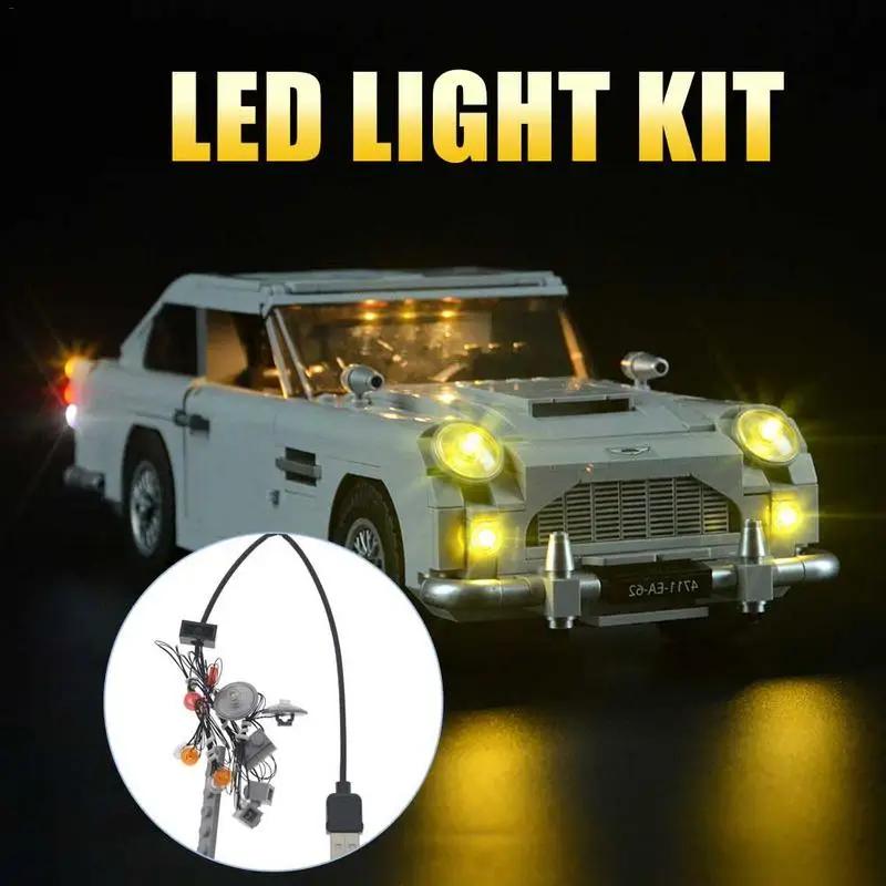 Toy Model FOR Lego Aston Martin LED Lighting Toy Car Display Ornament Model Spare Parts Lighting Building Block Car
Toy Model FOR Lego Aston Martin LED Lighting Toy Car Display Ornament Model Spare Parts Lighting Building Block Car