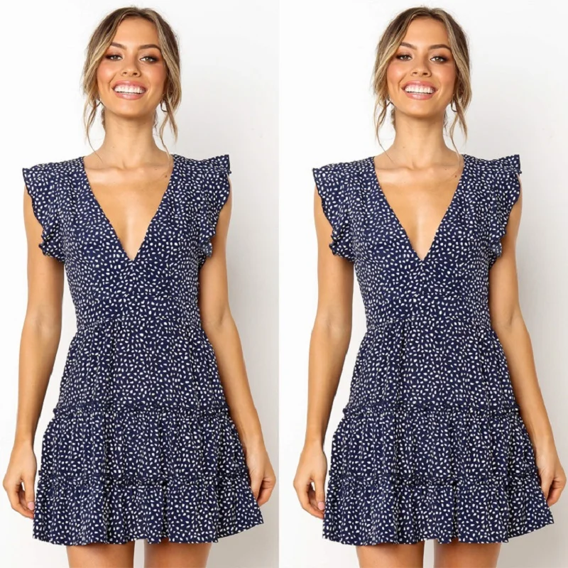 Summer New Ruffled Pleated Floral Print Dress Female Vestido Mujer Summer Sundress Zomerjurk Dames 2019 Office Dress Pareto
Summer New Ruffled Pleated Floral Print Dress Female Vestido Mujer Summer Sundress Zomerjurk Dames 2019 Office Dress Pareto