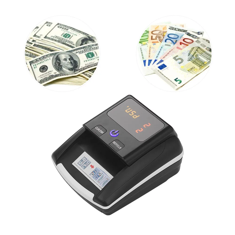 Aibecy Bill Counter Money Counter Money Detector Cash Money Bill Counter Banknote Counter with UV/MG/IR/DD Counterfeit Detector
Aibecy Bill Counter Money Counter Money Detector Cash Money Bill Counter Banknote Counter with UV/MG/IR/DD Counterfeit Detector