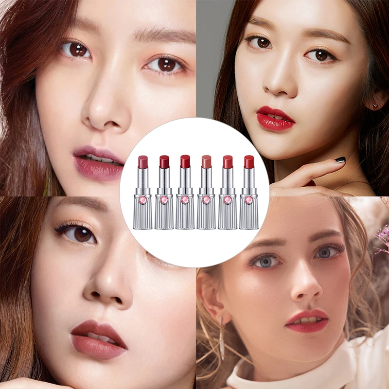 New Small Diamond 6 Colors Matte Lipstick China Makeup Lip Long Lasting Moisturizing Easy To Wear Lipstick TSLM1
New Small Diamond 6 Colors Matte Lipstick China Makeup Lip Long Lasting Moisturizing Easy To Wear Lipstick TSLM1