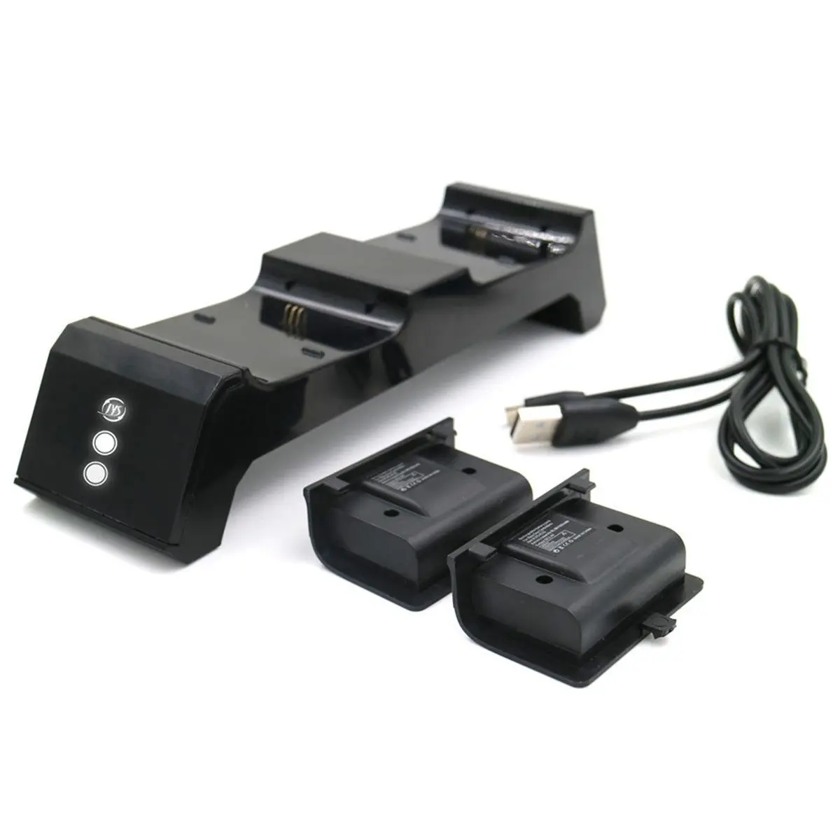 JYS for Xbox One/Xbox One S X Dual Controller Charging Dock Charger+2x Battery Pack
JYS for Xbox One/Xbox One S X Dual Controller Charging Dock Charger+2x Battery Pack