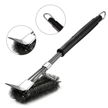 Barbecue Stainless steel BBQ Cleaning Brush,3 in1 Churrasco Outdoor Grill Cleaner with of Gas Grill Electric BBQ Cleaning Brush
Barbecue Stainless steel BBQ Cleaning Brush,3 in1 Churrasco Outdoor Grill Cleaner with of Gas Grill Electric BBQ Cleaning Brush