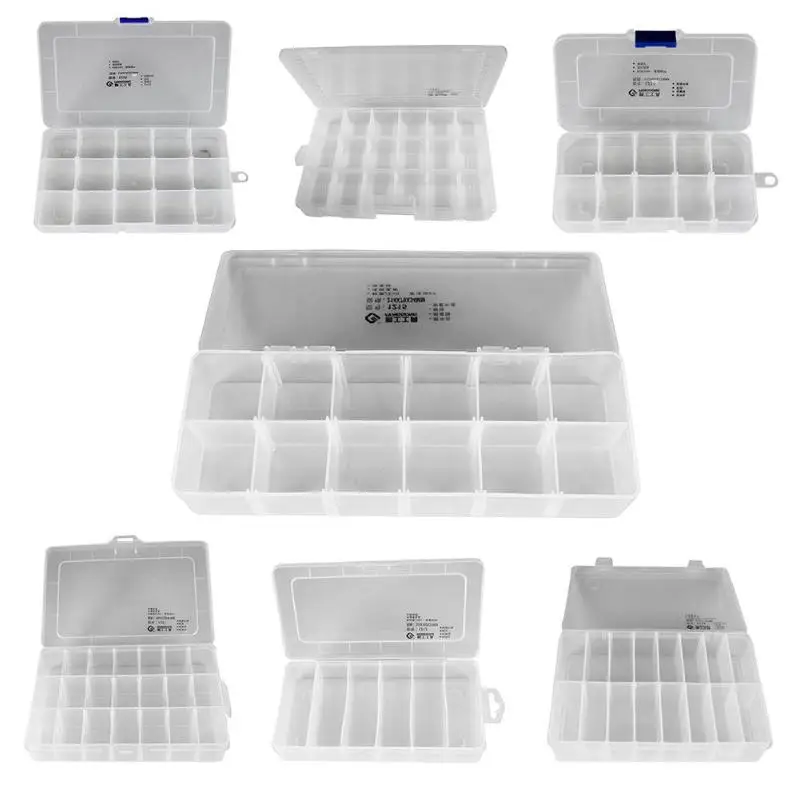 Tool Box Durable PP Transparent Component Storage Box Plastic Case for Screw Hardware Tool Organizer
Tool Box Durable PP Transparent Component Storage Box Plastic Case for Screw Hardware Tool Organizer