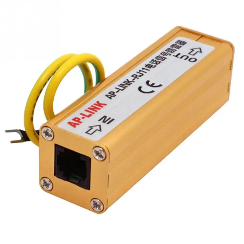 RJ11 Thunder Arrester Telephone Fax Surge Protector Light Signal Protection RJ11 Surge Protection SPD #0828
RJ11 Thunder Arrester Telephone Fax Surge Protector Light Signal Protection RJ11 Surge Protection SPD #0828