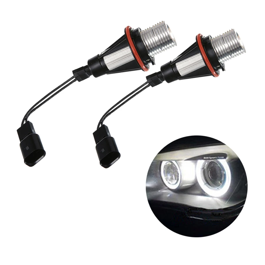 2pcs LED Angel Eyes Halo Ring Light Bulb White for BMW 5 6 7 Series X3 X5 Fit E39 E53 E60 E63 E64 E65 E66 E83
2pcs LED Angel Eyes Halo Ring Light Bulb White for BMW 5 6 7 Series X3 X5 Fit E39 E53 E60 E63 E64 E65 E66 E83