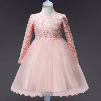 Spring And Summer Lace Gauze Solid Color Long Sleeve Princess Dress Kids Dresses For Girls
Spring And Summer Lace Gauze Solid Color Long Sleeve Princess Dress Kids Dresses For Girls