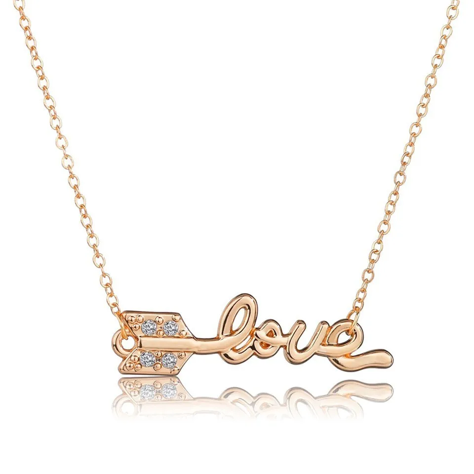 Fashon Gold Arrow Pendant Necklace For Women Shinning Rhinestone Romantic Alloy Material Trendy Jewelry Female Wedding Jewelry
Fashon Gold Arrow Pendant Necklace For Women Shinning Rhinestone Romantic Alloy Material Trendy Jewelry Female Wedding Jewelry