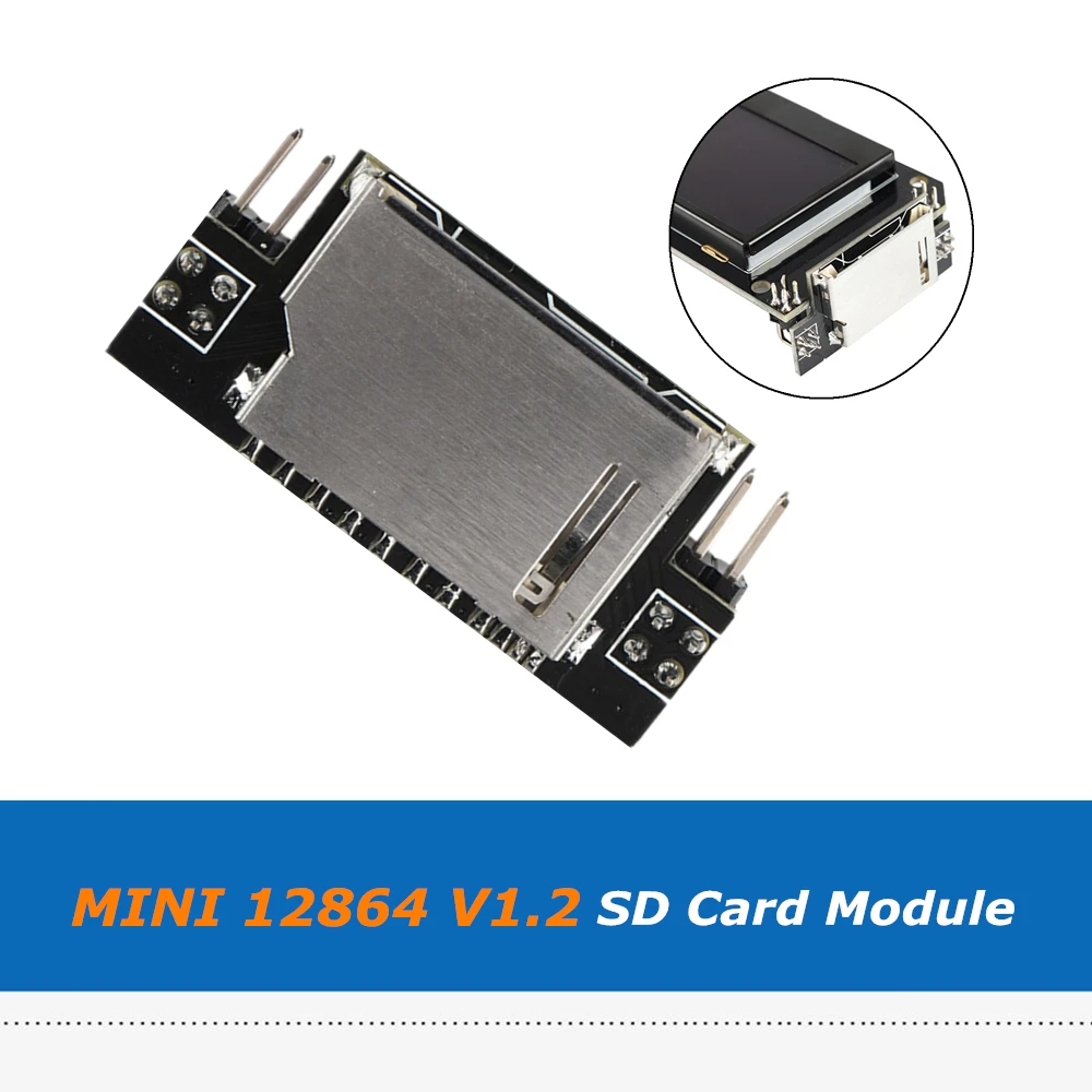 1pc 3D Printer Parts Mini12864 SD Expansion Module External SD Card Reader Connector Adapter For MKS Mini 12864 LCD Display
1pc 3D Printer Parts Mini12864 SD Expansion Module External SD Card Reader Connector Adapter For MKS Mini 12864 LCD Display