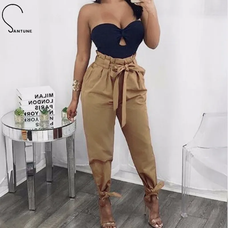 Santune Brand 2019 Summer New Leisure Pant Fashion Zipper Pants Women Elegant Lady Sashes Solid Bodycon Women Pencil Trousers
Santune Brand 2019 Summer New Leisure Pant Fashion Zipper Pants Women Elegant Lady Sashes Solid Bodycon Women Pencil Trousers