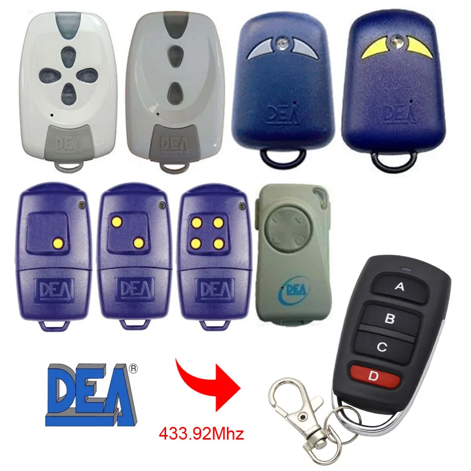 Gate Hand Remote Control 4 button Fixed code remote Clone/Duplicator DEA MIO TD 2/4
Gate Hand Remote Control 4 button Fixed code remote Clone/Duplicator DEA MIO TD 2/4