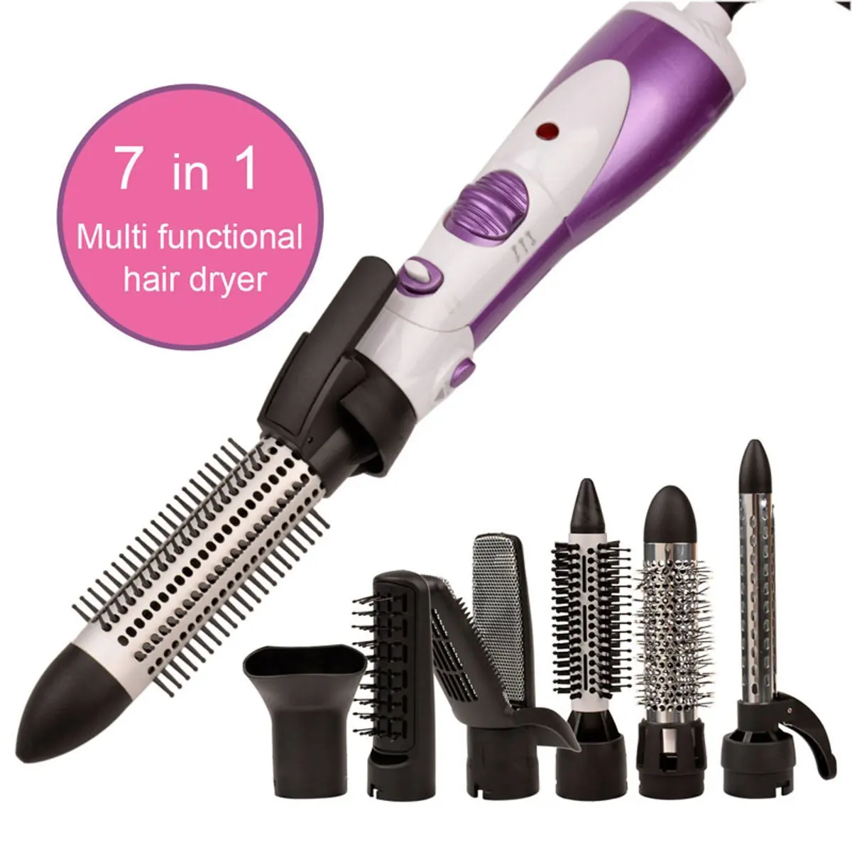 7 in 1 Multifunctional Hair Sticks Electric Fashion Styling Tools Straightener Curling Irons Magic Hair Curler Curling Machine
7 in 1 Multifunctional Hair Sticks Electric Fashion Styling Tools Straightener Curling Irons Magic Hair Curler Curling Machine