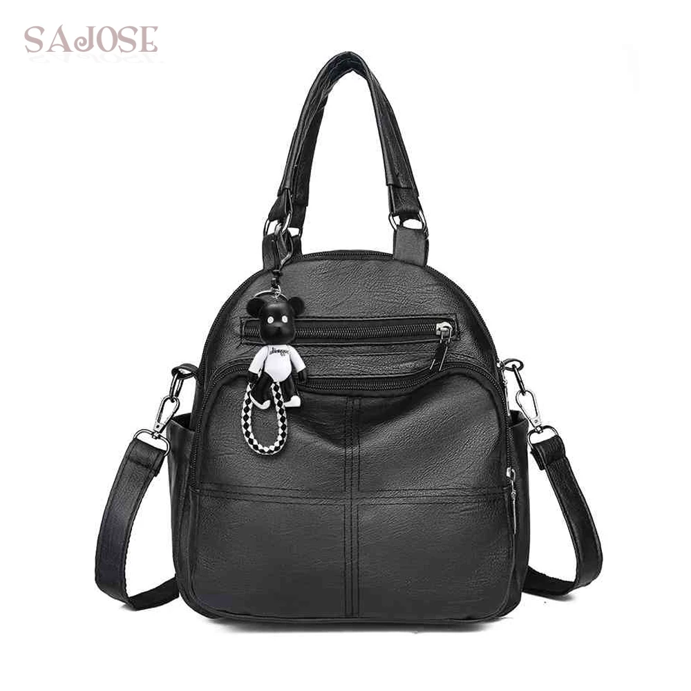 Fashion Women Backpack High Quality PU Leather Backpacks for Teenage Girls Female School Shoulder Bag With Cartoon Image Bear
Fashion Women Backpack High Quality PU Leather Backpacks for Teenage Girls Female School Shoulder Bag With Cartoon Image Bear