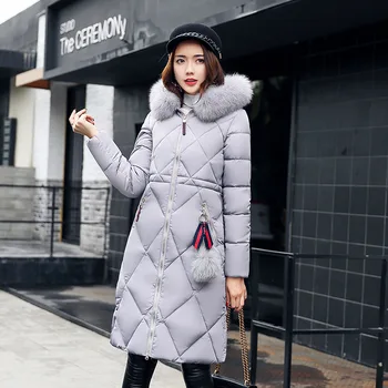 2019 Winter Jacket Women Hooded With Fur Mid-long Down Jackets Thicken Warm Padded Parka Casual Overcoat Female High Quality
2019 Winter Jacket Women Hooded With Fur Mid-long Down Jackets Thicken Warm Padded Parka Casual Overcoat Female High Quality