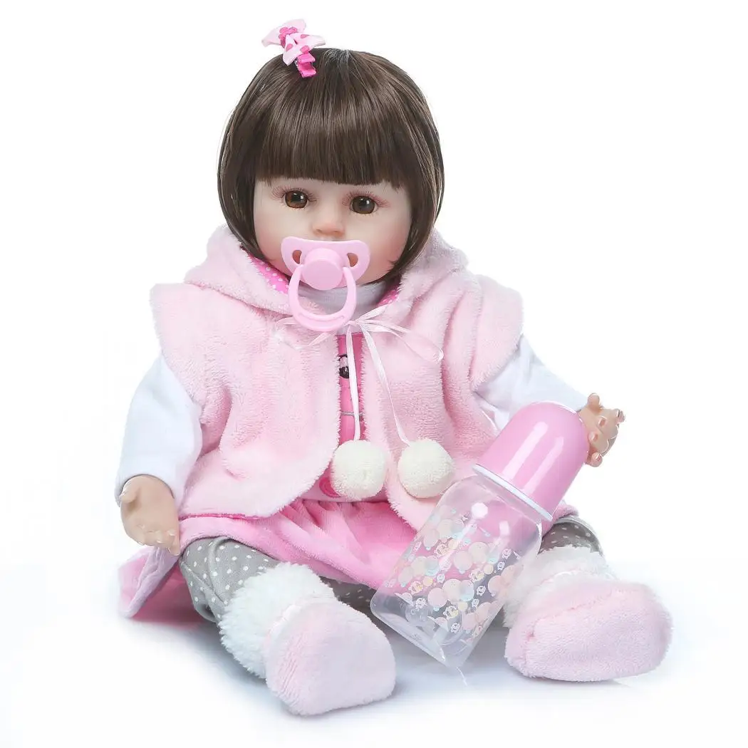 Kids Soft Silicone Realistic With Clothes Collectibles, Gift, Playmate 2-4Years Reborn Opened Eyes Baby Doll
Kids Soft Silicone Realistic With Clothes Collectibles, Gift, Playmate 2-4Years Reborn Opened Eyes Baby Doll