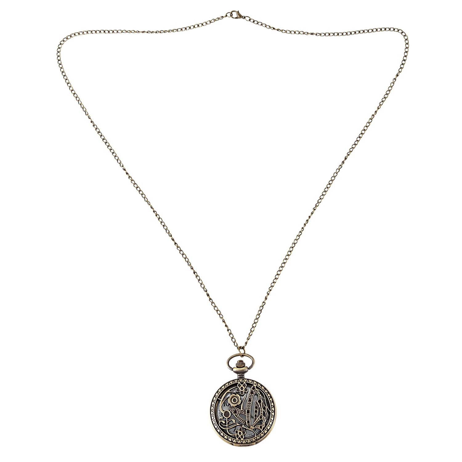 Vintage Butterfly Plum Blossoms Quartz Girl Fashion Pendant Sweater Chain Bronze Pocket Watch
Vintage Butterfly Plum Blossoms Quartz Girl Fashion Pendant Sweater Chain Bronze Pocket Watch