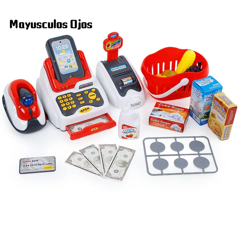Children's Cashier Play House Toy Simulation Supermarket With Shopping Basket Luxury Cash Register Set
Children's Cashier Play House Toy Simulation Supermarket With Shopping Basket Luxury Cash Register Set