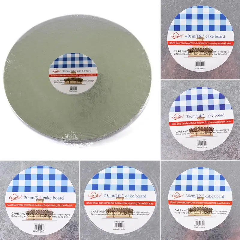 5 Sizes Round Cake Display Board Stand Holder Strong Base Wedding Birthday Party Events Home Bakery Cake Baking Tools Bakeware
5 Sizes Round Cake Display Board Stand Holder Strong Base Wedding Birthday Party Events Home Bakery Cake Baking Tools Bakeware