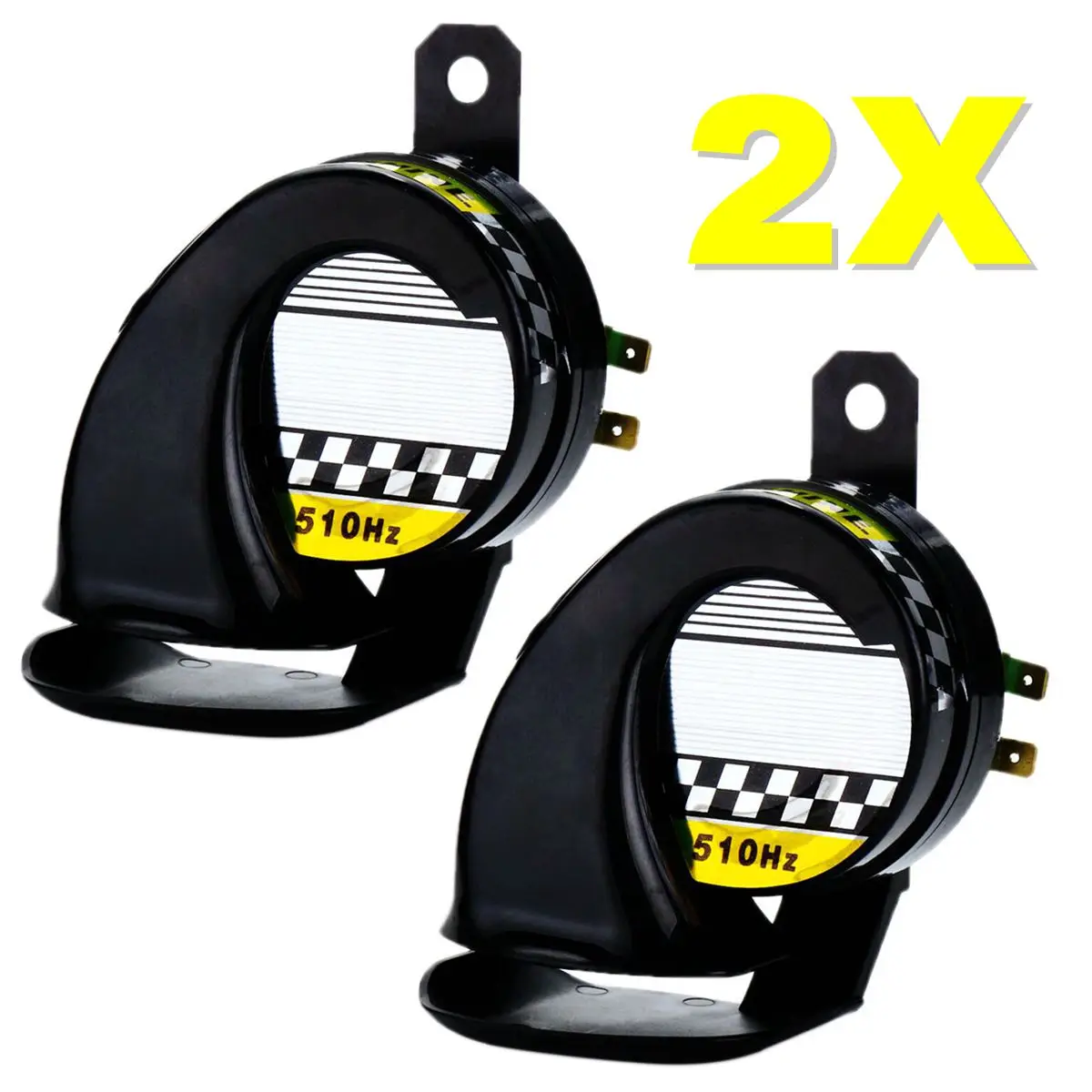 2pcs Universal Waterproof Snail Air Horn Siren Loud 130dB Waterproof For 12V Truck Motorcycle
2pcs Universal Waterproof Snail Air Horn Siren Loud 130dB Waterproof For 12V Truck Motorcycle