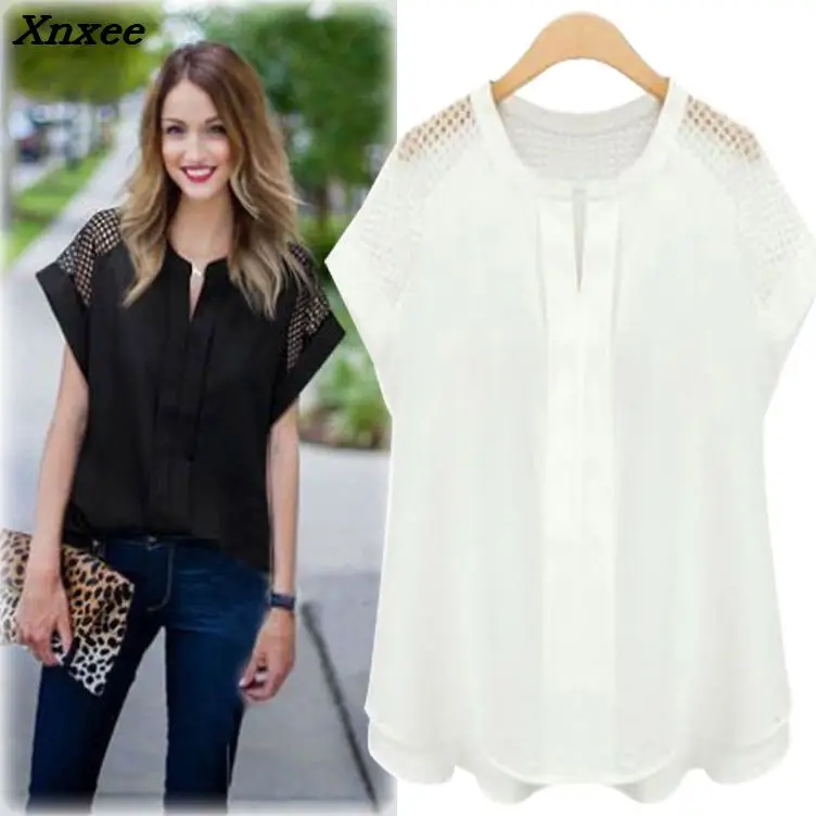 Summer women blouse o-neck batwing sleeves cotton linen casual vintage stitching hollow tops female's clothing Xnxee
Summer women blouse o-neck batwing sleeves cotton linen casual vintage stitching hollow tops female's clothing Xnxee