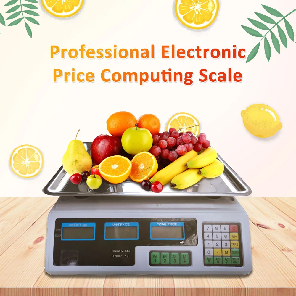 

Professional 30KG 40KG Scale Electronic Steelyard Digital Weight Scale Precision Balance For Kitchen Supermarkets Post Office