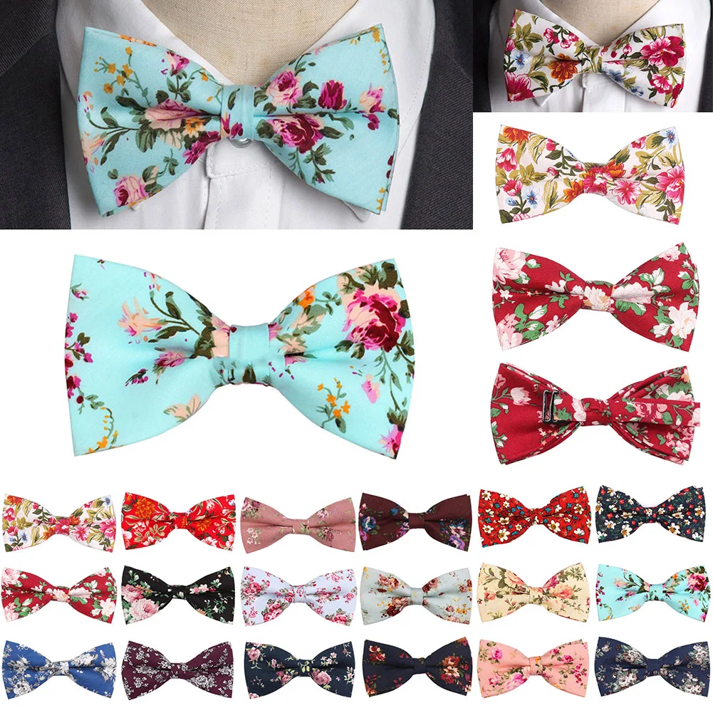 Mens bow tie cotton printing fashion neck ties Rose floral wedding Parties bowtie noeud papillon homme mariage shirt Accessories
Mens bow tie cotton printing fashion neck ties Rose floral wedding Parties bowtie noeud papillon homme mariage shirt Accessories
