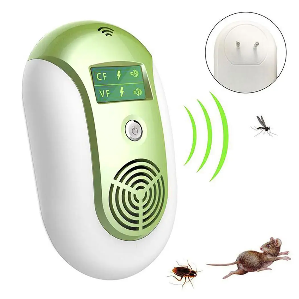 Electronic Pest Control Ultrasonic Pest Repeller Home Anti Mosquito Repellent Killer Rodent Bug Reject Mole Mice
Electronic Pest Control Ultrasonic Pest Repeller Home Anti Mosquito Repellent Killer Rodent Bug Reject Mole Mice