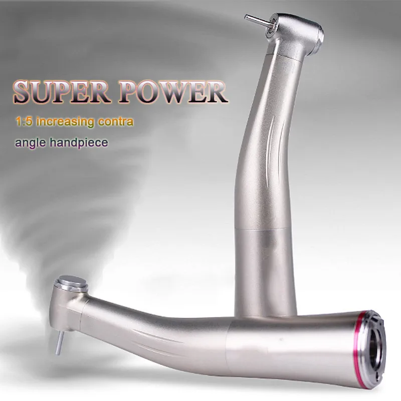 Dental 1: 5 Fiber Low Speed Optic Contra Angle Elbow Handpiece 200000 rpm Dental Handpiece with Light Red Dental Tools
Dental 1: 5 Fiber Low Speed Optic Contra Angle Elbow Handpiece 200000 rpm Dental Handpiece with Light Red Dental Tools