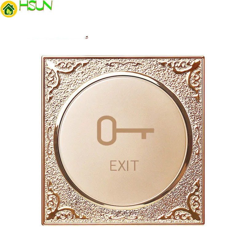 Champagne gold round 86 wall electronic access lock switch Access switch reset spring normally open switch
Champagne gold round 86 wall electronic access lock switch Access switch reset spring normally open switch
